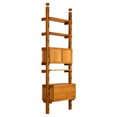 Galerie L'Orme Modular Wall Unit in Solid Elm