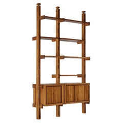 Galerie L'Orme Modularer Hängeschrank aus massivem Ulmenholz