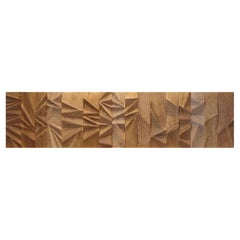 Wood Sculpture Zig Zag by Etienne Moyat 2022 France - Galerie Negropontes