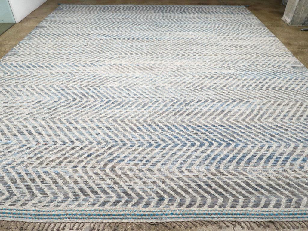 A modern Turkish square oversize carpet handmade during the 21st century.

Measures: 18' 1