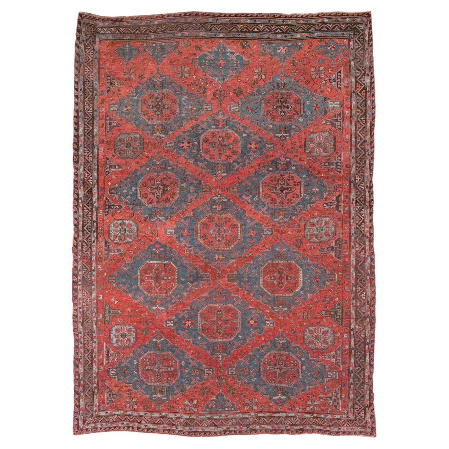 Galerie Shabab Collection Tappeto Soumak dell'Asia Centrale dell'inizio del XX secolo