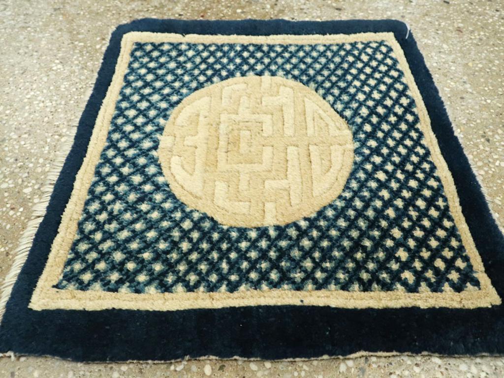 Annodato a mano Galerie Shabab Collection'S Tappeto cinese di Pechino dei primi del Novecento in vendita