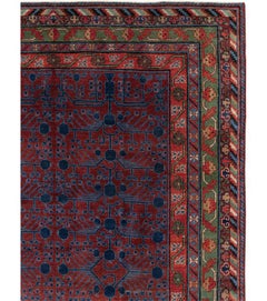 Galerie Shabab Collection Tappeto d'accento del Turkestan Orientale Khotan dell'inizio del XX secolo