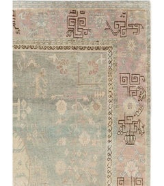 Galerie Shabab Collection Early 20th Century East Turkestan Khotan Accent Rug