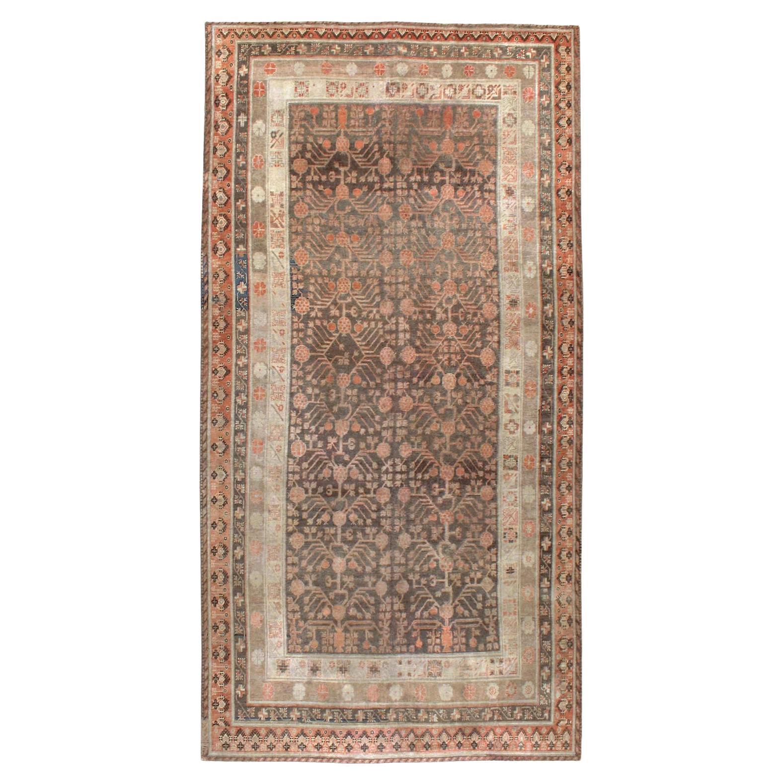 Galerie Shabab Collection Early 20th Century East Turkestan Khotan Carpet
