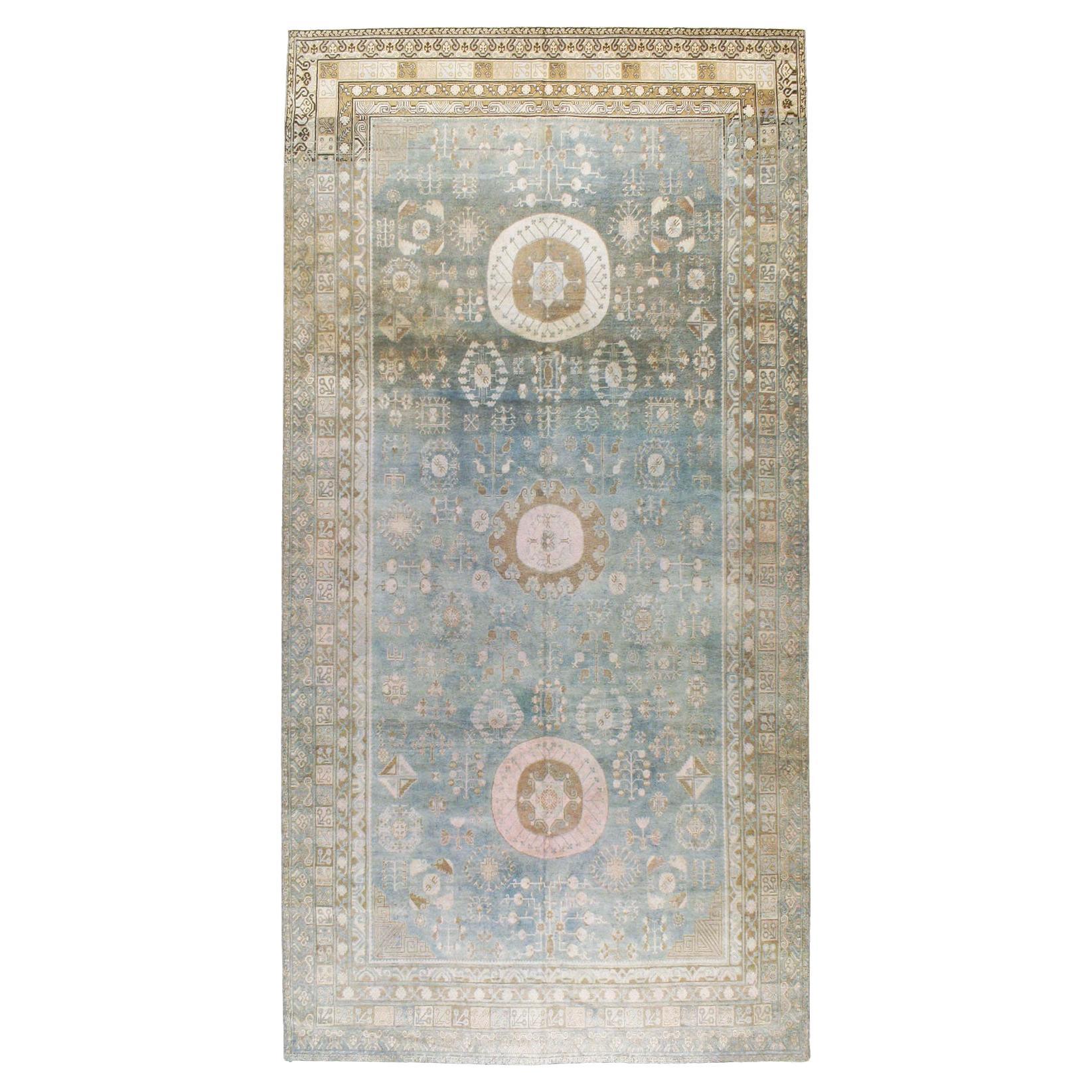 Galerie Shabab Collection Early 20th Century East Turkestan Khotan Carpet