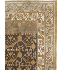 Galerie Shabab Collection Early 20th Century East Turkestan Khotan Gallery Rug