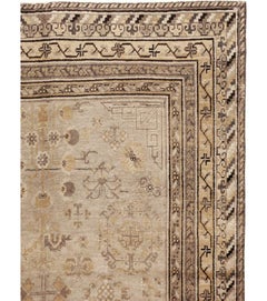 Galerie Shabab Collection Early 20th Century East Turkestan Khotan Gallery Rug