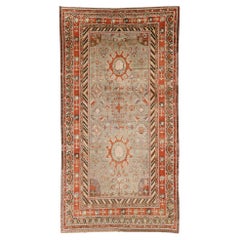 Galerie Shabab Collection Early 20th Century East Turkestan Khotan Large Carpet