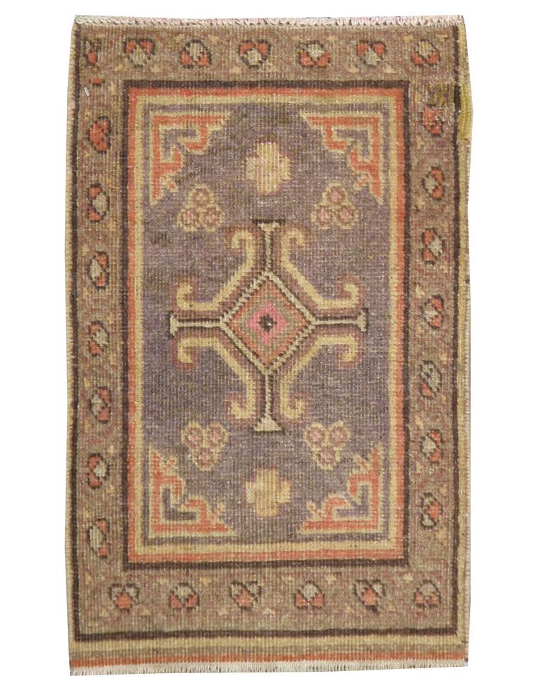 Colección Galerie Shabab Alfombra Khotan del Turquestán Oriental de principios del siglo XX Jotan en venta