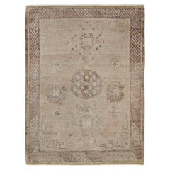 Collection Shabab Début du 20e siècle Tapis Khotan du Turkestan oriental
