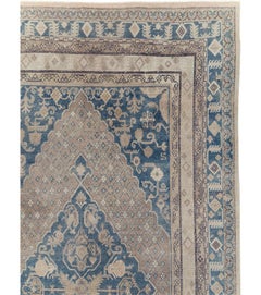 Galerie Shabab Collection Early 20th Century East Turkestan Khotan Square Carpet