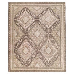 Galerie Shabab Collection Early 20th Century East Turkestan Khotan Square Carpet
