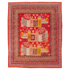 Galerie Shabab Collection Vaso del Turkestan Orientale del primo Novecento Tappeto Khotan