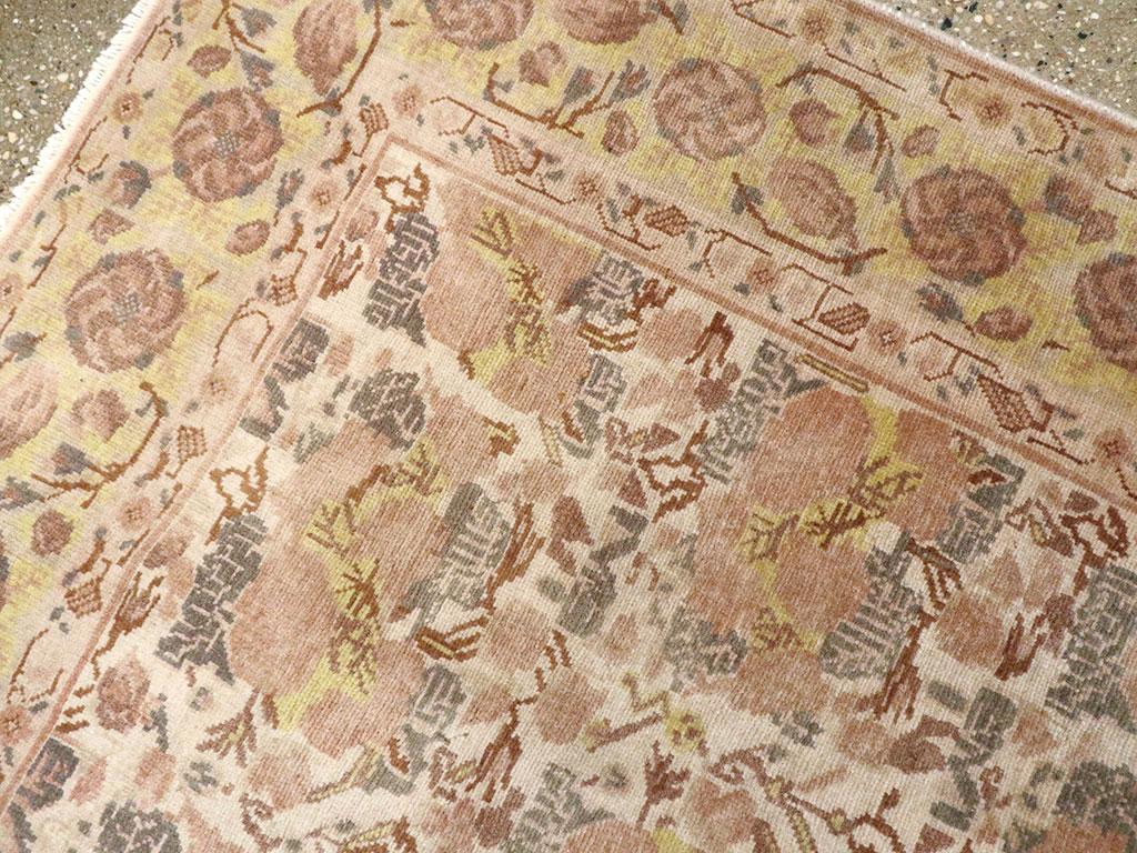 Colección Galerie Shabab Alfombra Lahore india de principios del siglo XX Anudado a mano en venta