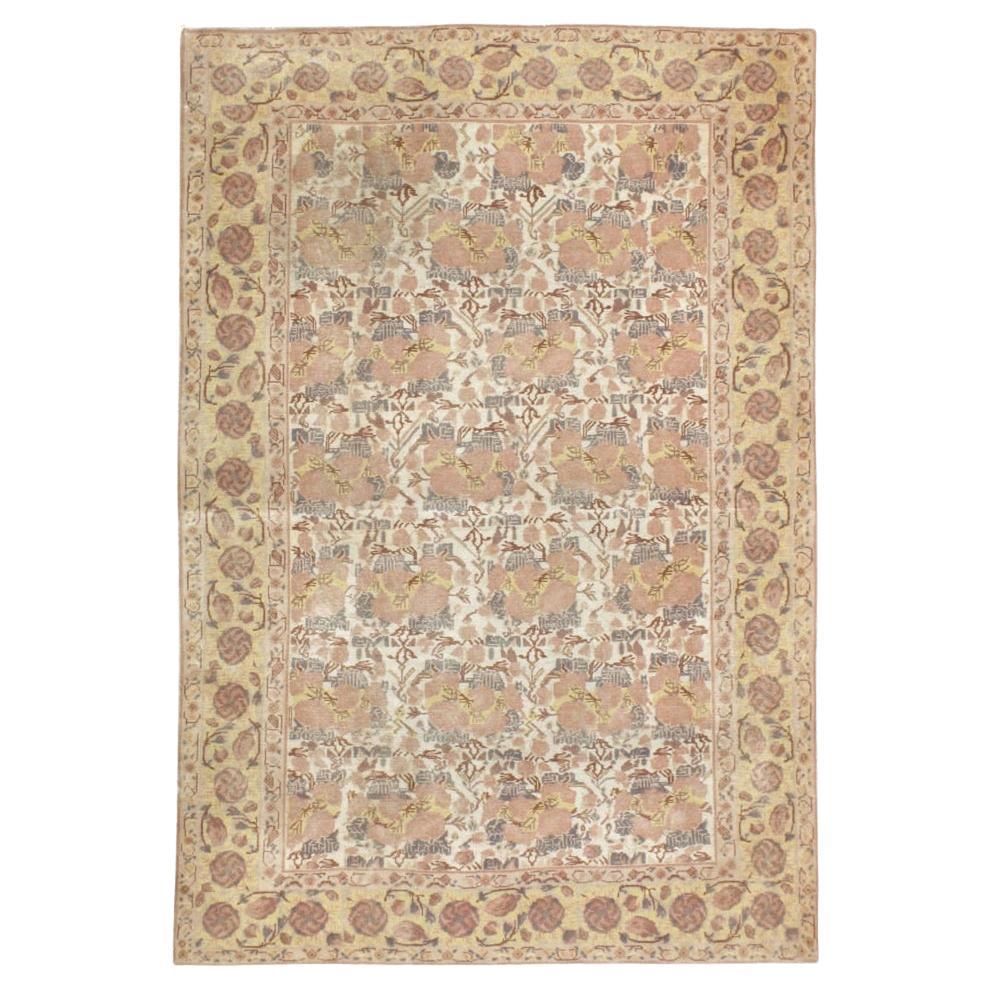 Colección Galerie Shabab Alfombra Lahore india de principios del siglo XX en venta