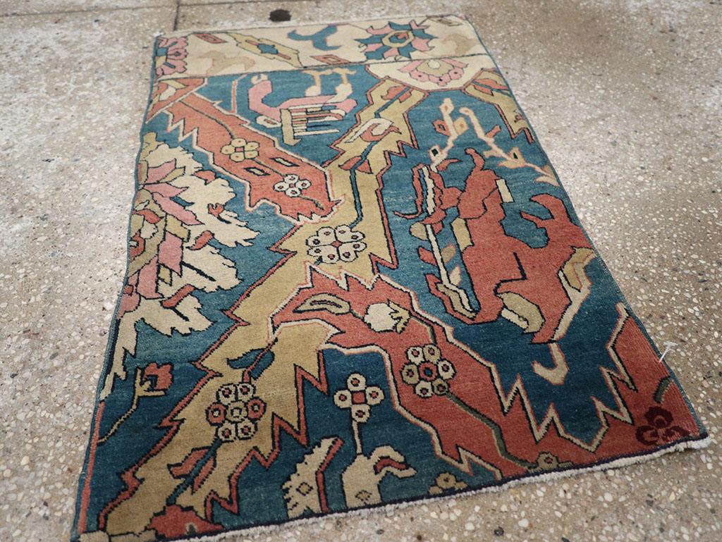 Colección Galerie Shabab Alfombra Larestan Sampler india de principios del siglo XX en Excelente estado para la venta en New York, NY