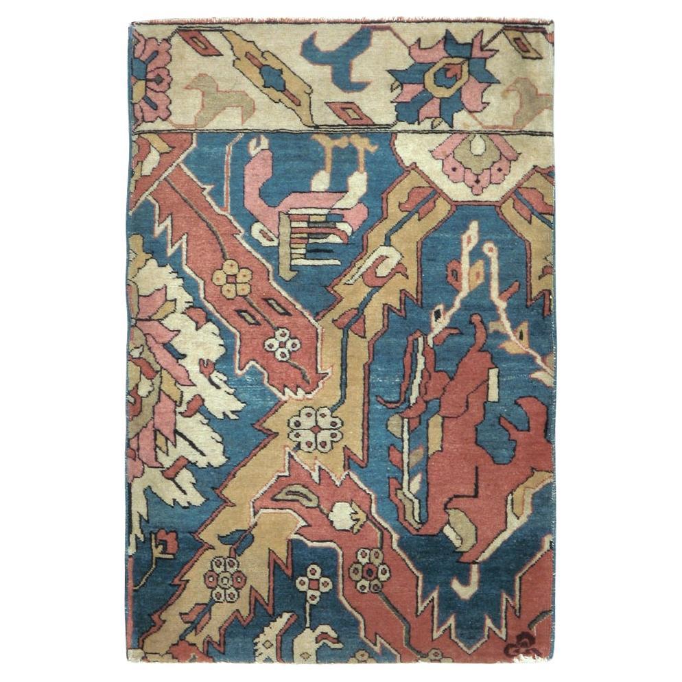 Galerie Shabab Collection Tappeto a campionario indiano Larestan dei primi del Novecento