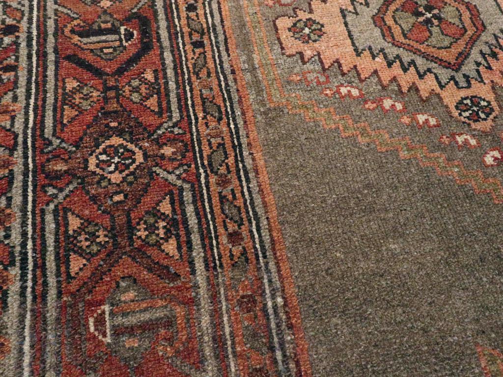Tribal Galerie Shabab Collection Early 20th Century Persian Kurdish Throw Rug For Sale