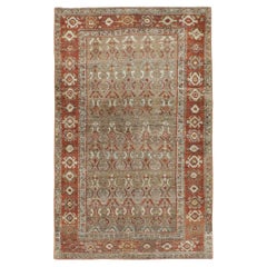 Antique Galerie Shabab Collection Early 20th Century Persian Kurdish Throw Rug