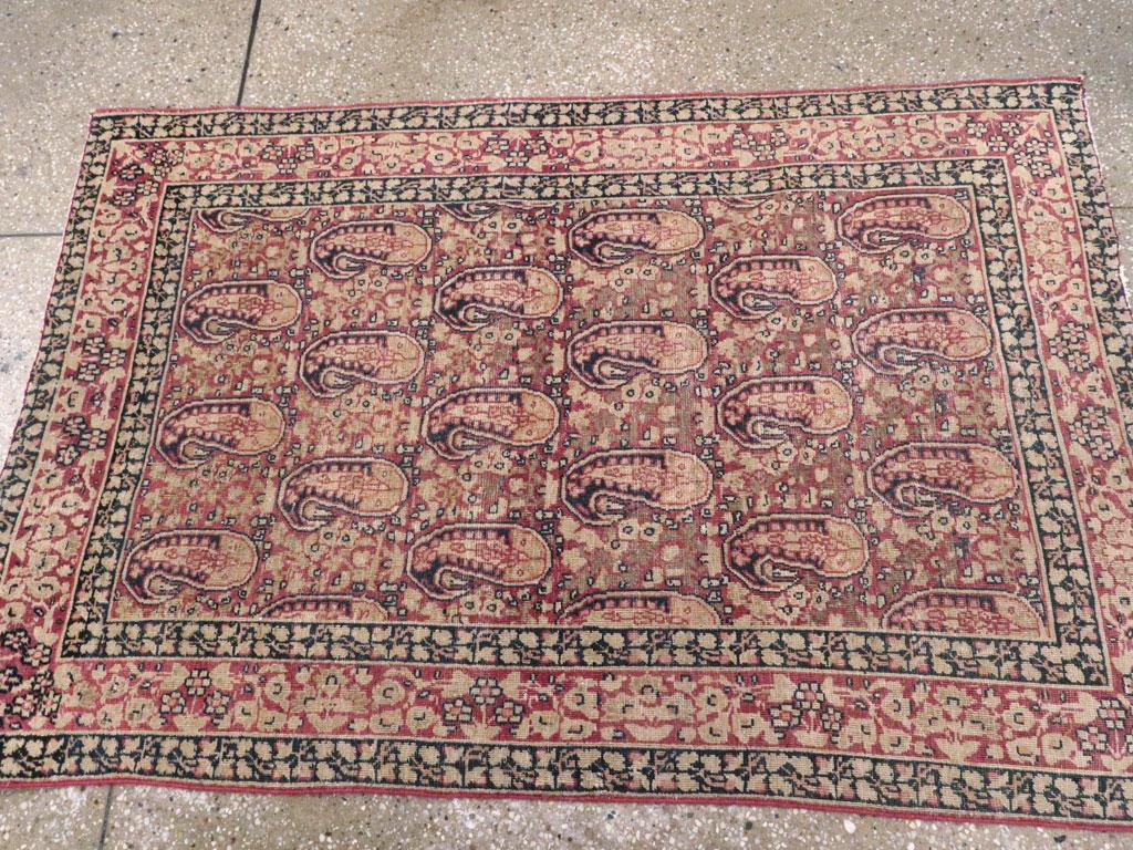 Colección Galerie Shabab Alfombra Persa Lavar Kerman de principios del siglo XX Anudado a mano en venta