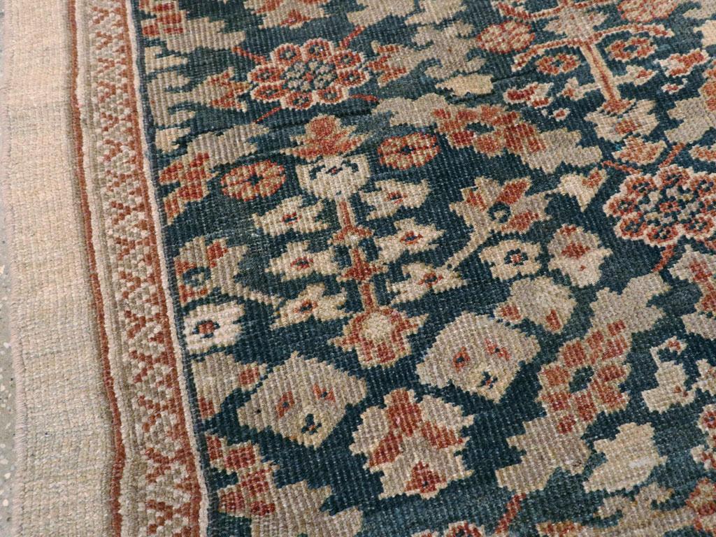 Rustique Galerie Shabab Collection début 20ème siècle Persan Mahal Tapis de plaid en vente