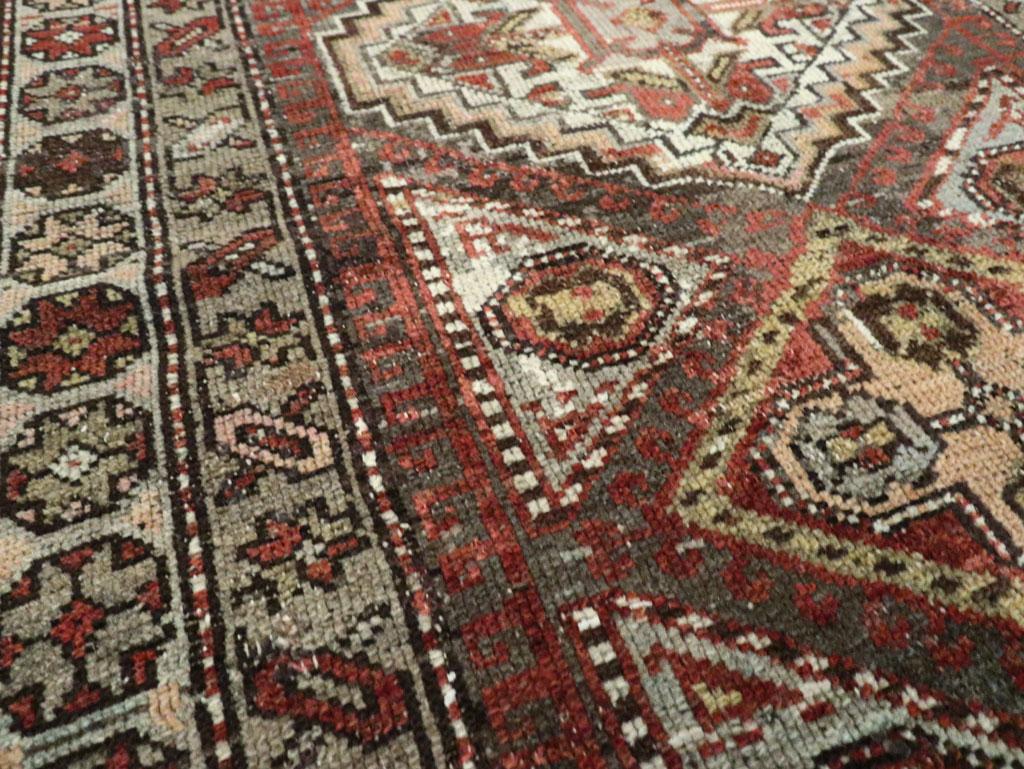 Hand-Knotted Galerie Shabab Collection Early 20th Century Persian Malayer Rug For Sale