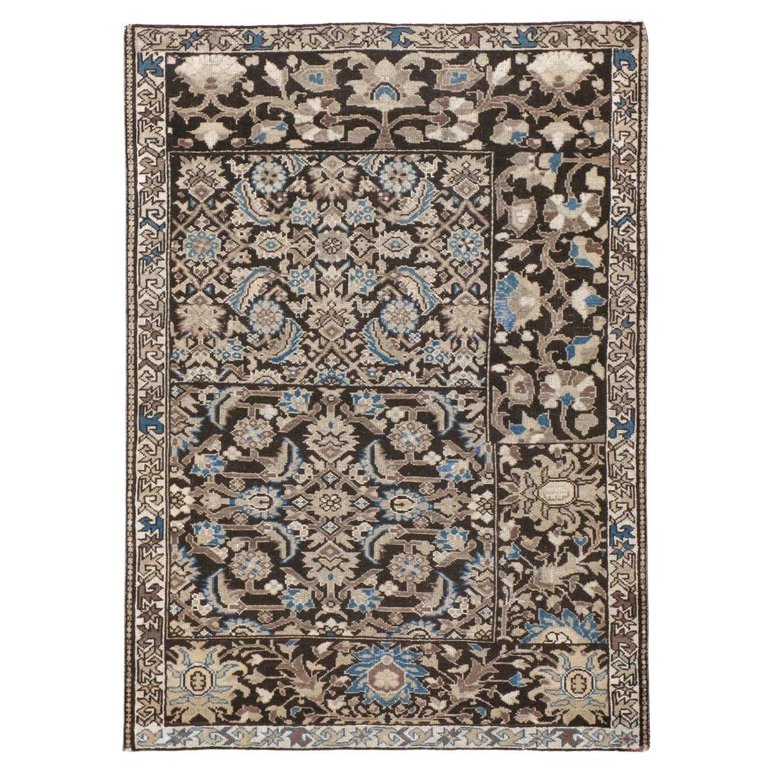 Galerie Shabab Collection Early 20th Century Persian Malayer Sampler Rug For Sale