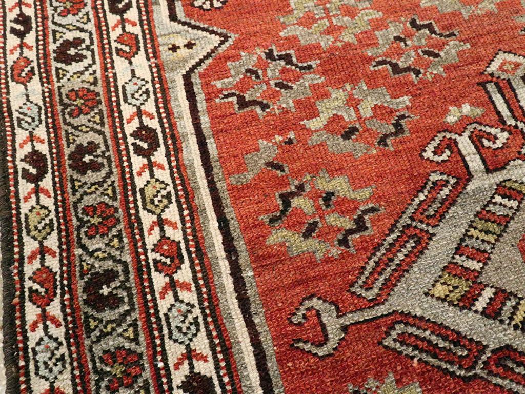 Noué à la main Collection Shabab Collection du début du 20e siècle Perse Malayer Tapis de plaid en vente