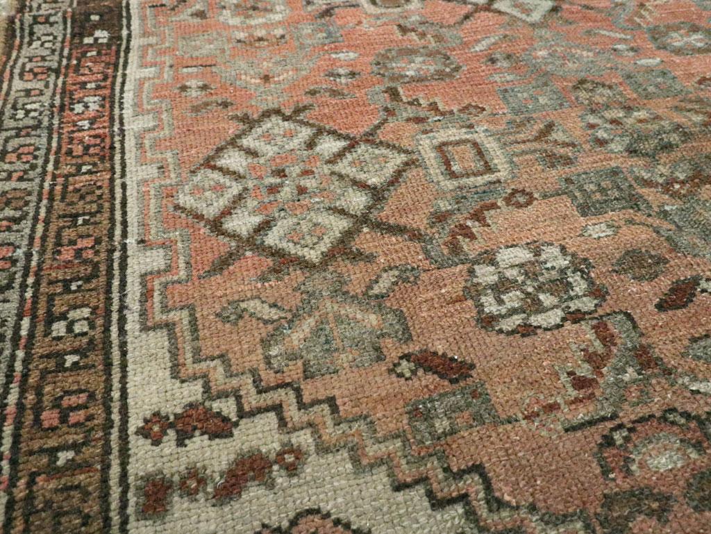Noué à la main Collection Shabab Collection du début du 20e siècle Perse Malayer Tapis de plaid en vente