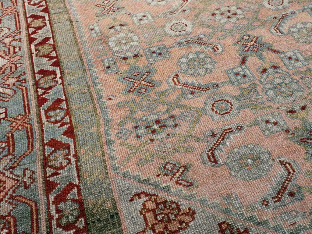 Galerie Shabab Collection Early 20th Century Persian Malayer Throw Rug (Persisch) im Angebot