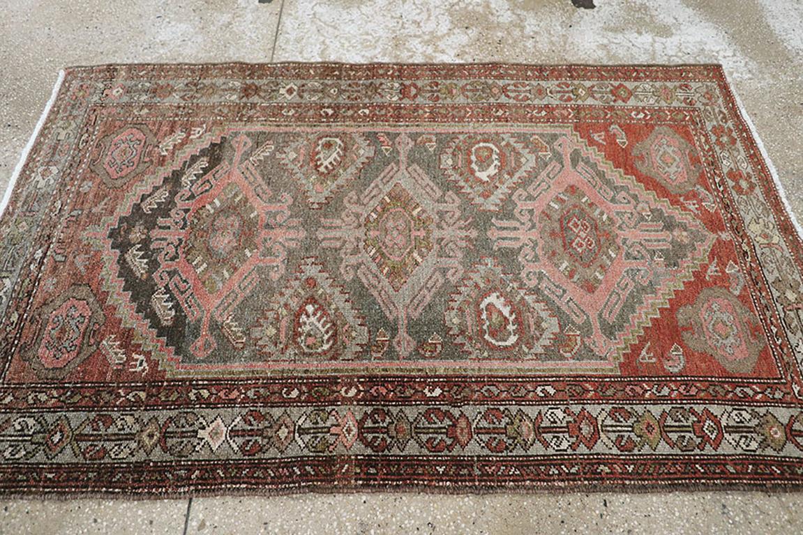 Collection Shabab Collection du début du 20e siècle Perse Malayer Tapis de plaid Excellent état - En vente à New York, NY