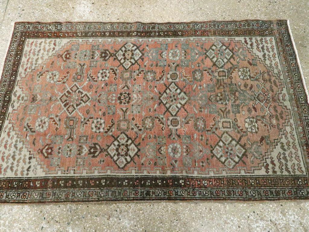 20ième siècle Collection Shabab Collection du début du 20e siècle Perse Malayer Tapis de plaid en vente