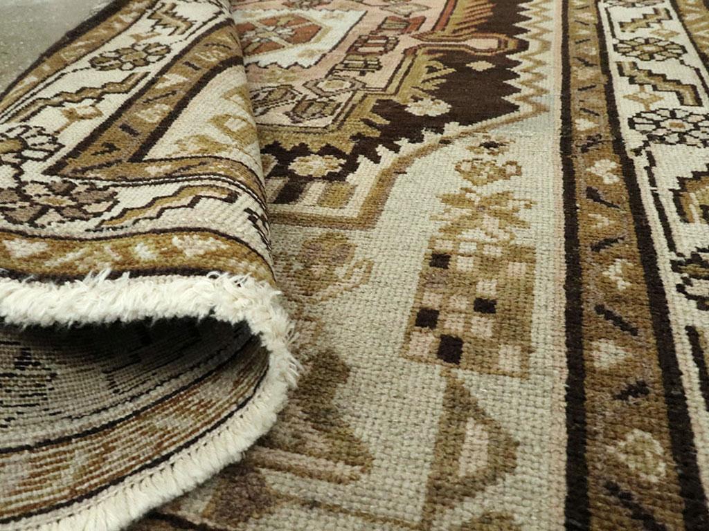Galerie Shabab Collection Early 20th Century Persian Malayer Throw Rug For Sale 1