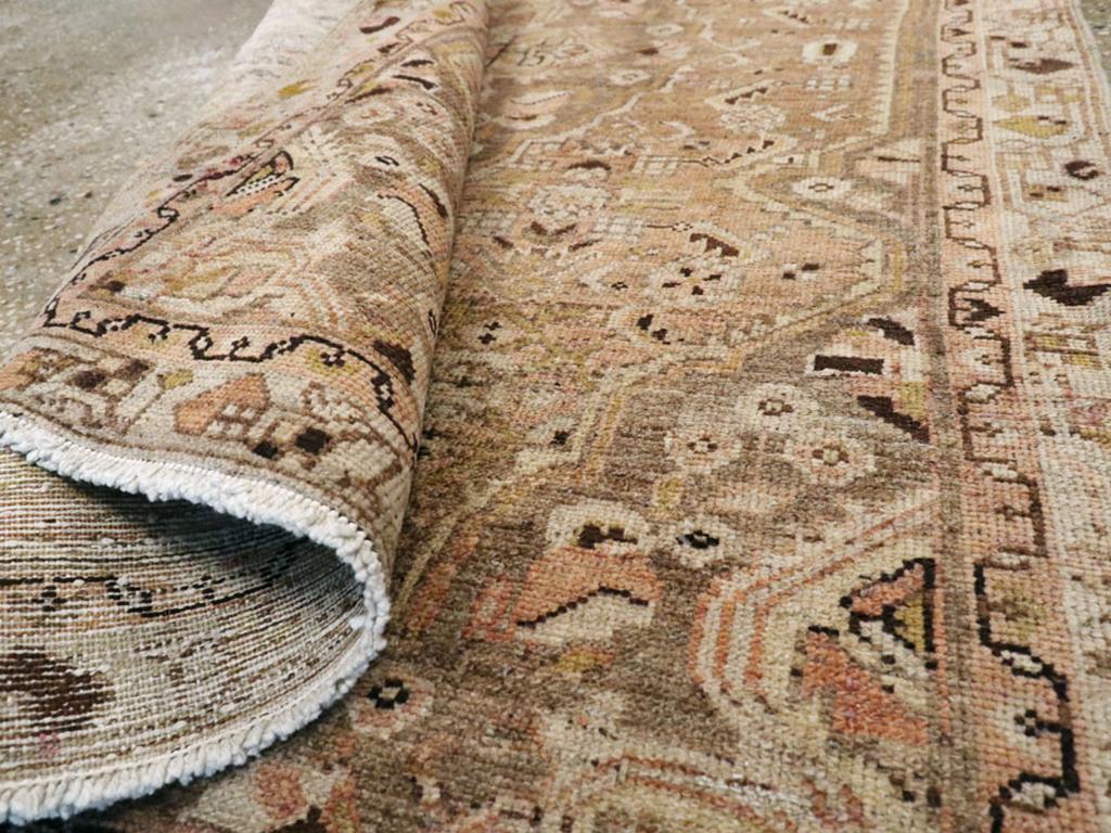 Galerie Shabab Collection Early 20th Century Persian Malayer Throw Rug For Sale 2