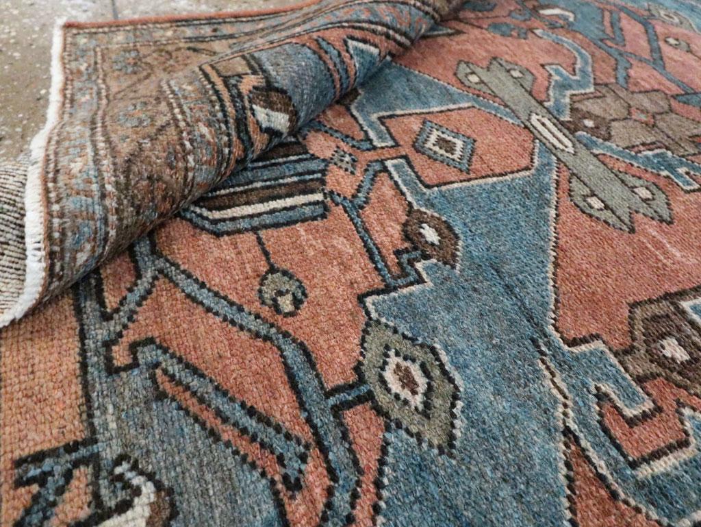 Galerie Shabab Collection Early 20th Century Persian Malayer Throw Rug For Sale 2
