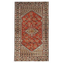 Galerie Shabab Collection Early 20th Century Persian Malayer Throw Rug