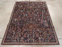 Galerie Shabab Collection Early 20th Century Persian Shiraz Pictorial Accent Rug