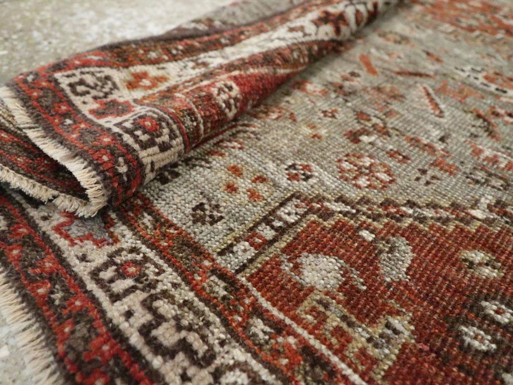 Galerie Shabab Collection Early 20th Century Persian Shiraz Throw Rug For Sale 1