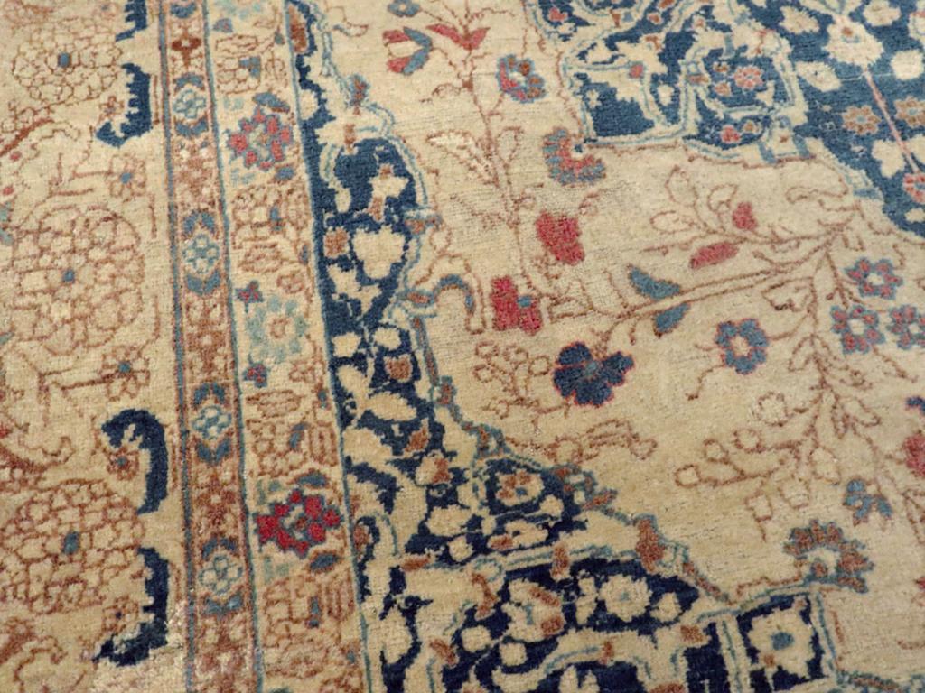 Hand-Knotted Galerie Shabab Collection Early 20th Century Persian Tabriz Hagi Jalili Rug For Sale