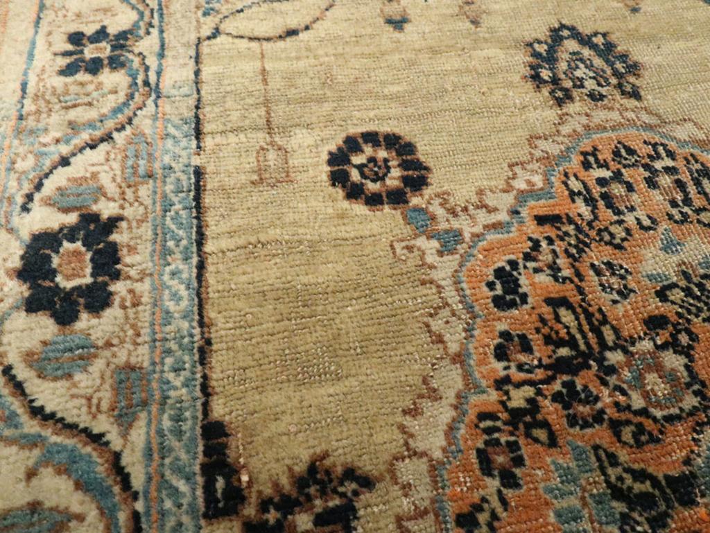 Persiano Galerie Shabab Collection Early 20th Century Persian Tabriz Hagi Jalili Rug in vendita