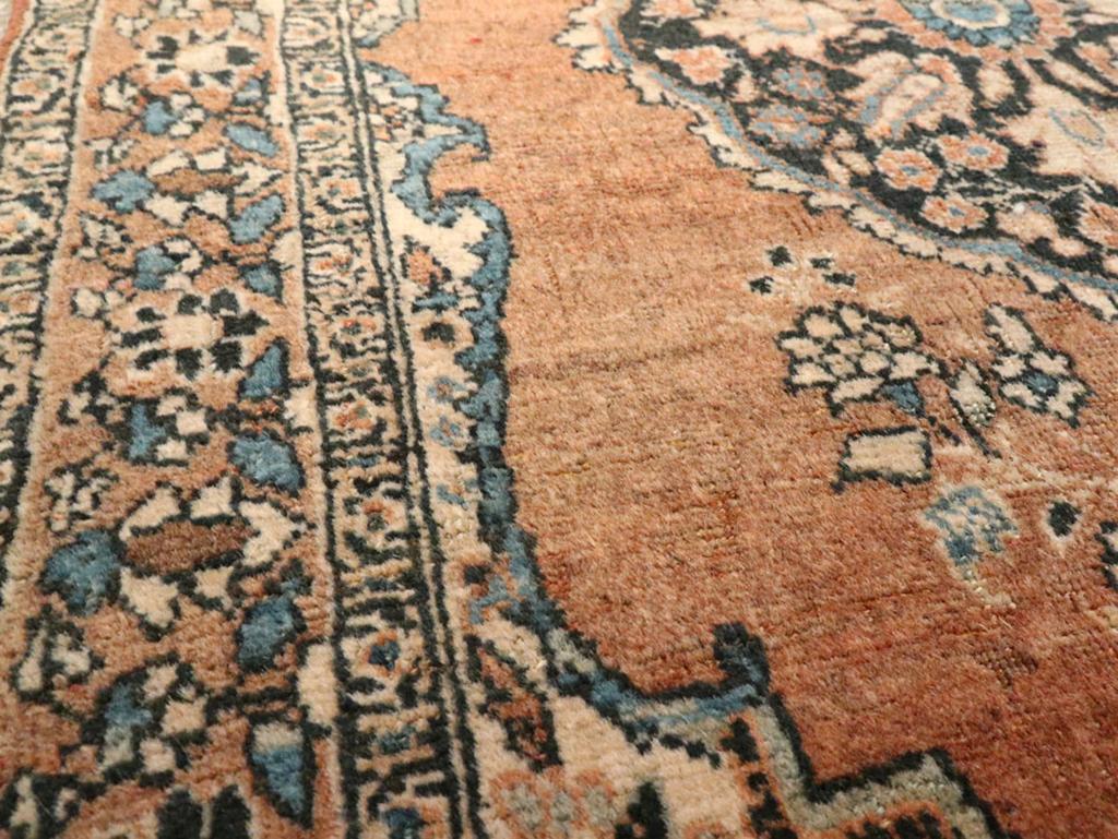 Persiano Galerie Shabab Collection Early 20th Century Persian Tabriz Hagi Jalili Rug in vendita