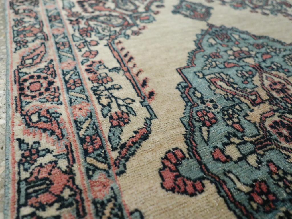 Persiano Galerie Shabab Collection Early 20th Century Persian Tabriz Hagi Jalili Rug in vendita