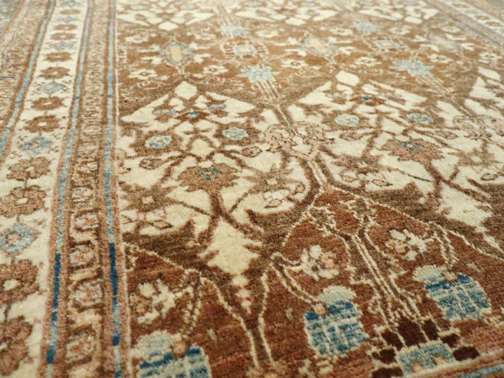 Persiano Galerie Shabab Collection Early 20th Century Persian Tabriz Hagi Jalili Rug in vendita