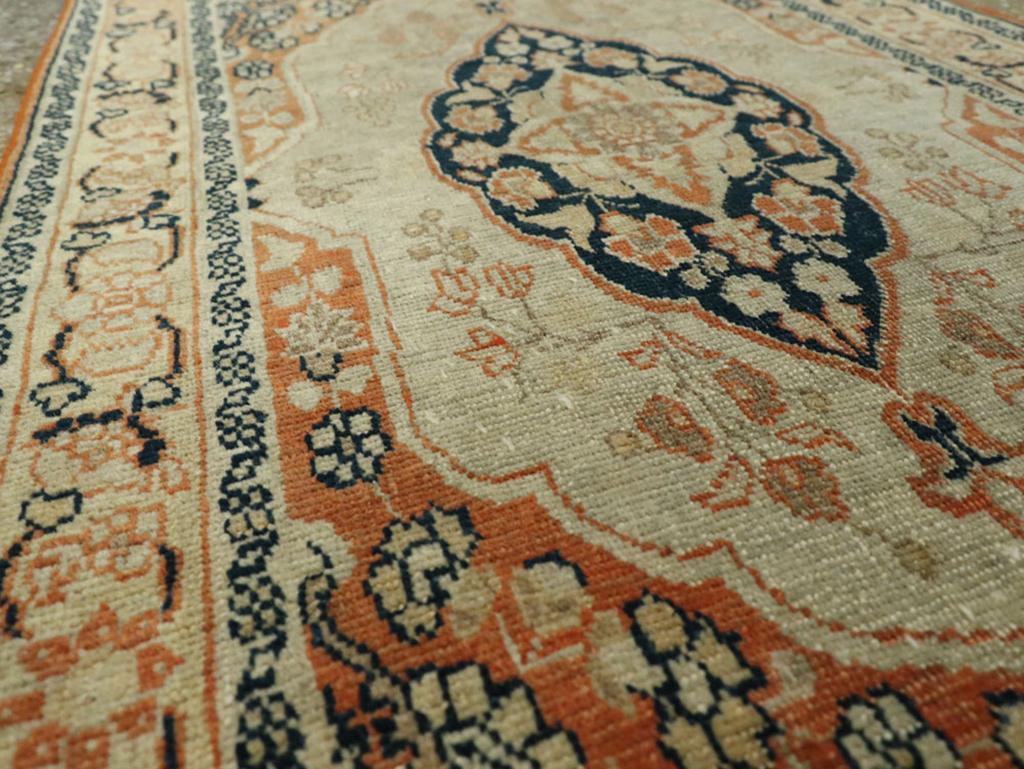 Persiano Galerie Shabab Collection Early 20th Century Persian Tabriz Hagi Jalili Rug in vendita