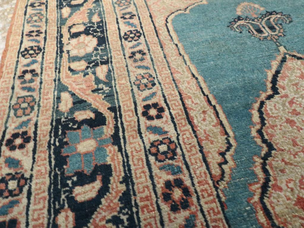Persiano Galerie Shabab Collection Early 20th Century Persian Tabriz Hagi Jalili Rug in vendita