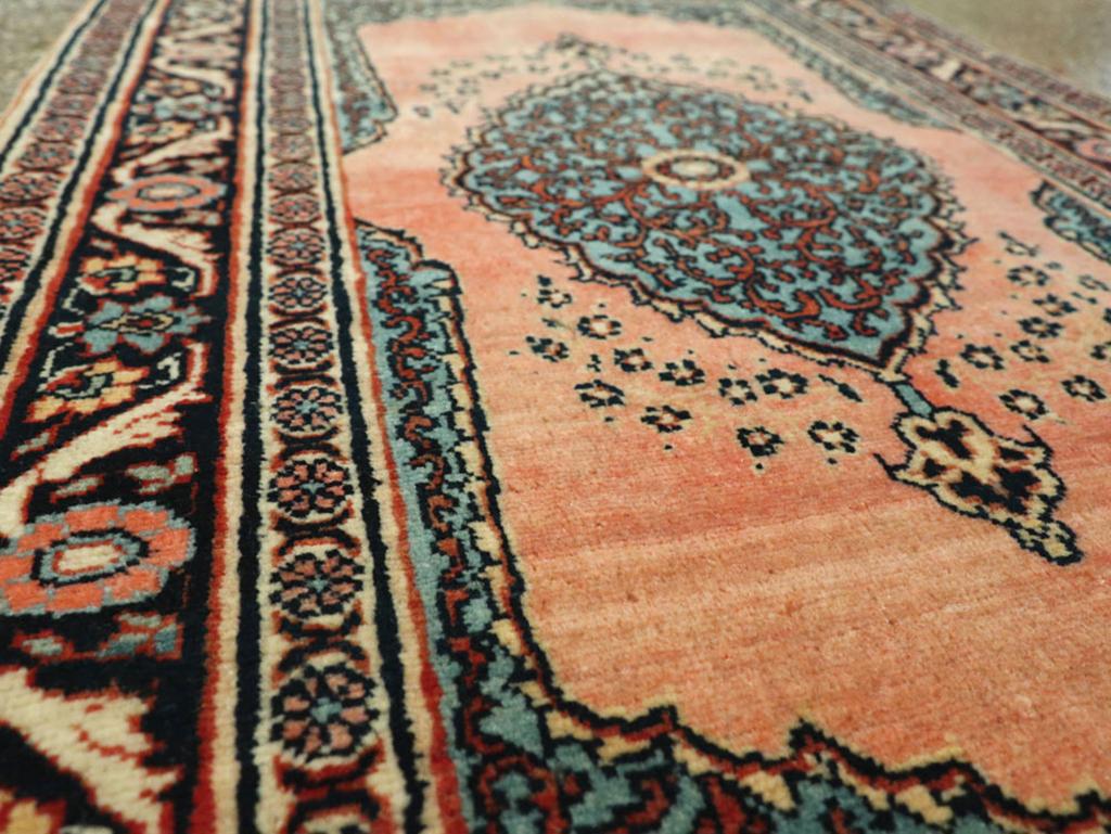 Persiano Galerie Shabab Collection Early 20th Century Persian Tabriz Hagi Jalili Rug in vendita