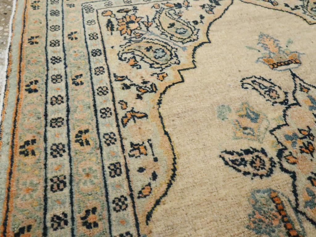 Hand-Knotted Galerie Shabab Collection Early 20th Century Persian Tabriz Hagi Jalili Rug For Sale
