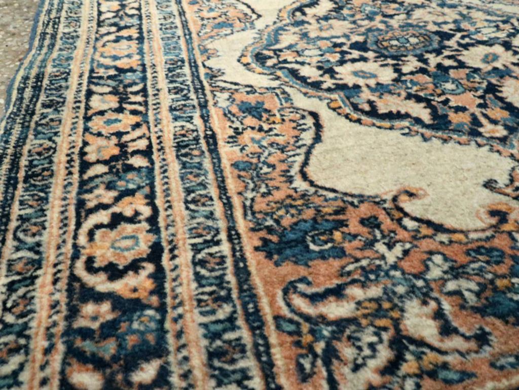 Hand-Knotted Galerie Shabab Collection Early 20th Century Persian Tabriz Hagi Jalili Rug For Sale