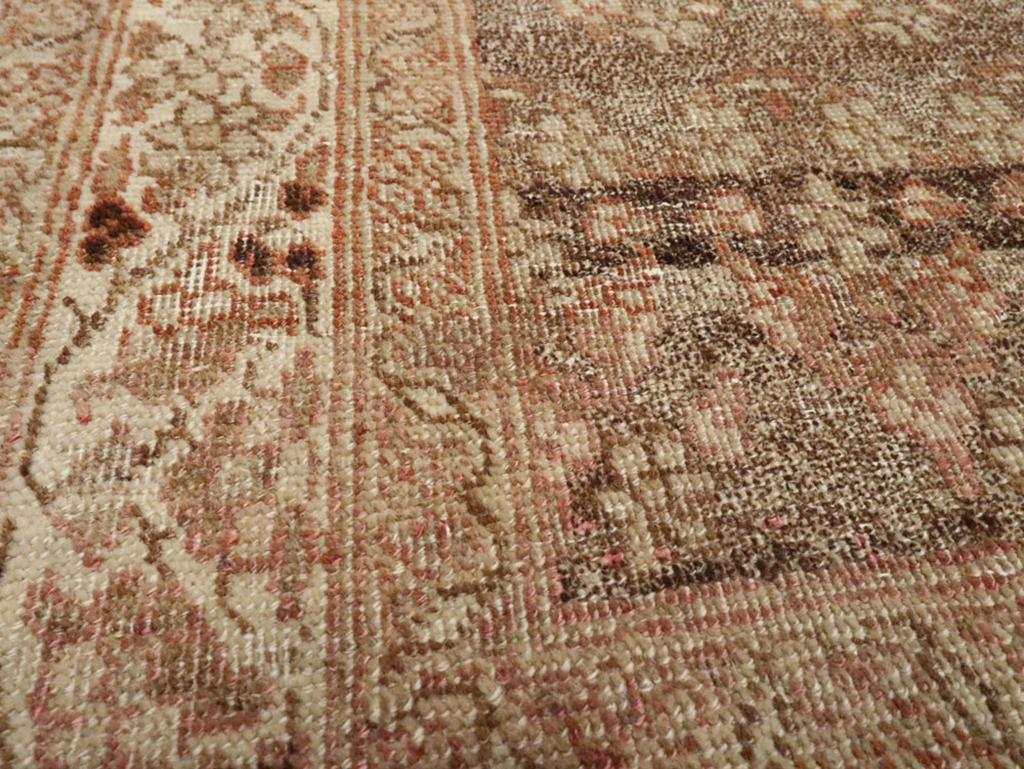 Hand-Knotted Galerie Shabab Collection Early 20th Century Persian Tabriz Hagi Jalili Rug For Sale